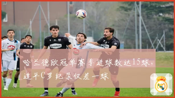 哈兰德欧冠单赛季进球数达15球，追平C罗纪录仅差一球