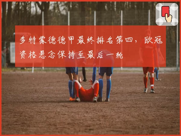 多特蒙德德甲最终排名第四，欧冠资格悬念保持至最后一轮