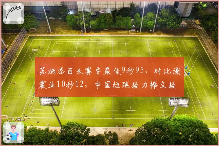 苏炳添百米赛季最佳9秒95，对比谢震业10秒12，中国短跑接力棒交接谁更稳